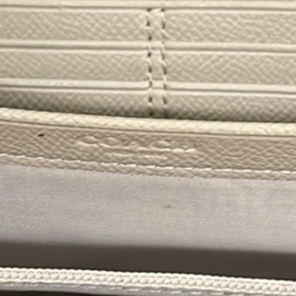 Coach Gold Textured Wallet - Picture 12 of 15